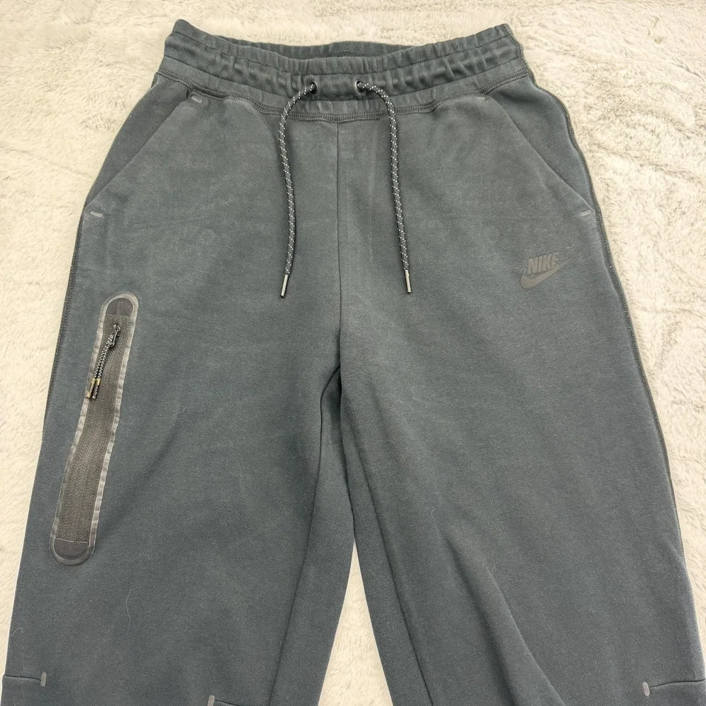 Nike Pants Mens S Black Jogger Tech Fleece Drawstring Zip Pocket CW4292-010
